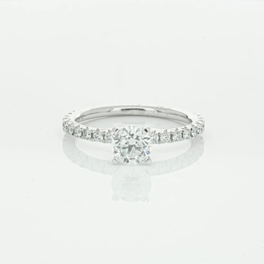 18ct White Gold .75ct Diamond Comet Ring