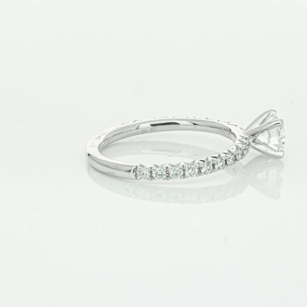 18ct White Gold .75ct Diamond Comet Ring