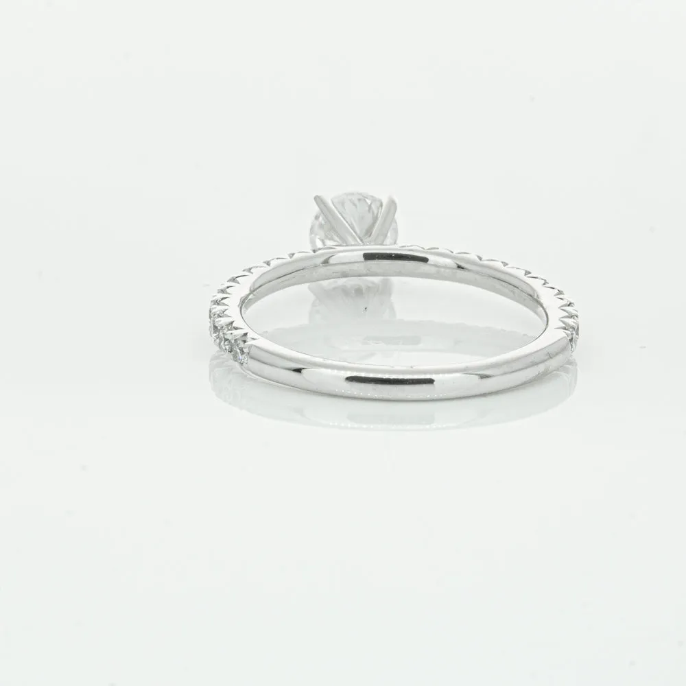 18ct White Gold .75ct Diamond Comet Ring