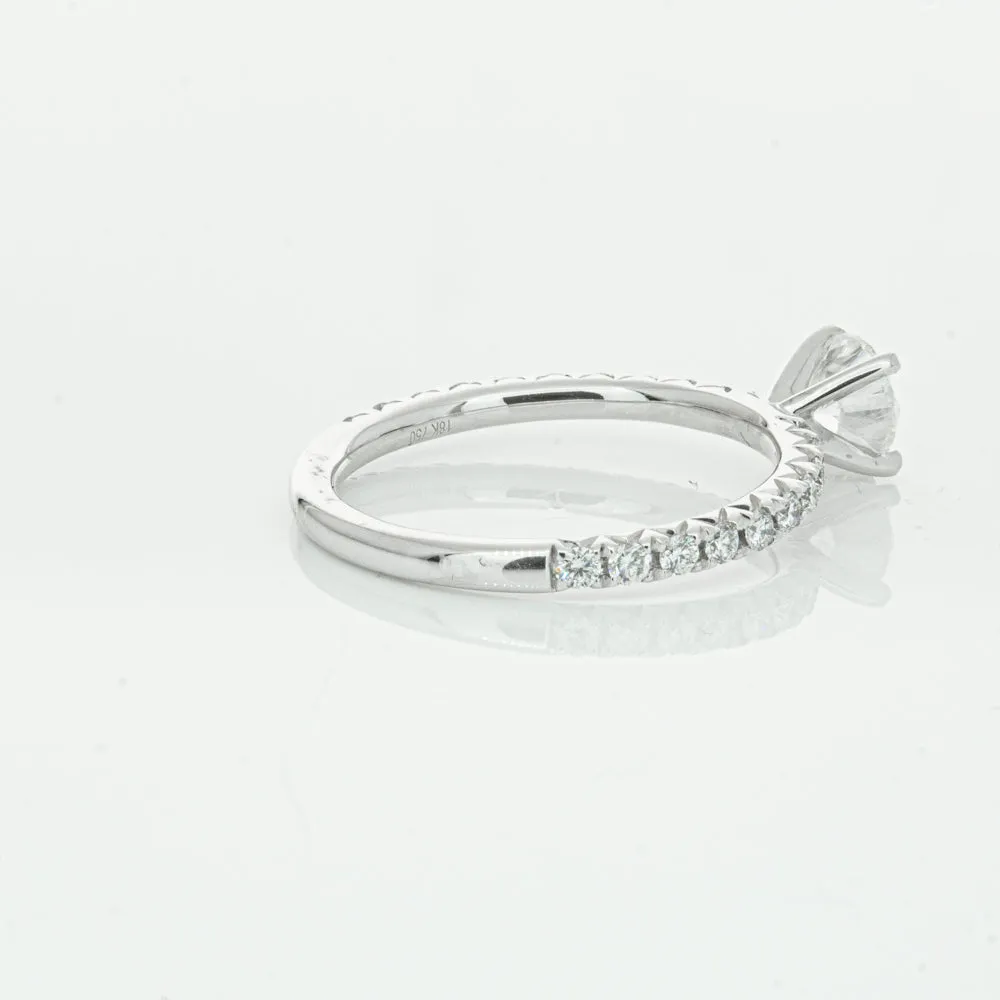 18ct White Gold .75ct Diamond Comet Ring