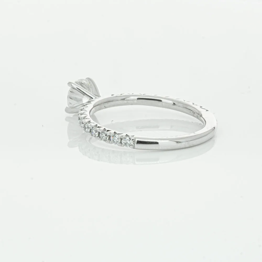 18ct White Gold .75ct Diamond Comet Ring