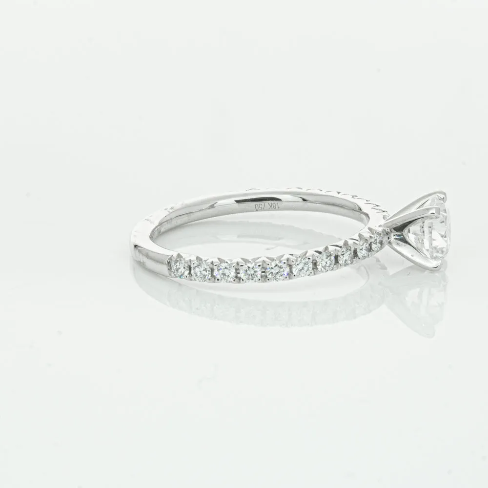 18ct White Gold .75ct Diamond Comet Ring