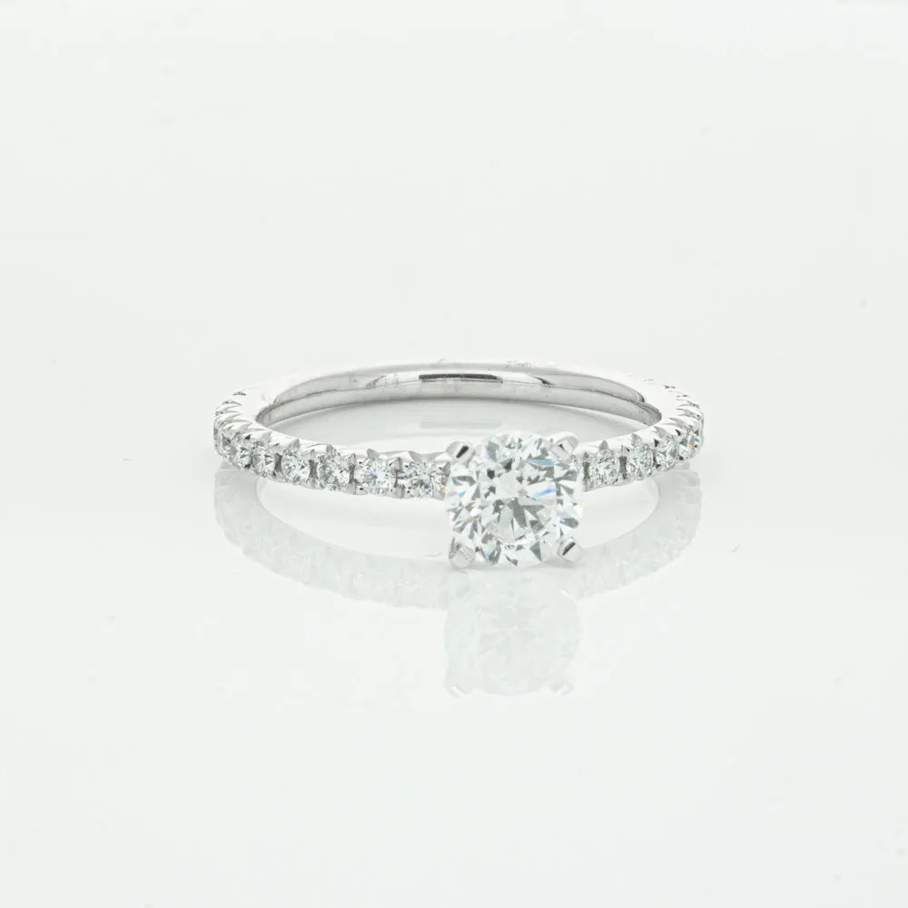 18ct White Gold .75ct Diamond Comet Ring