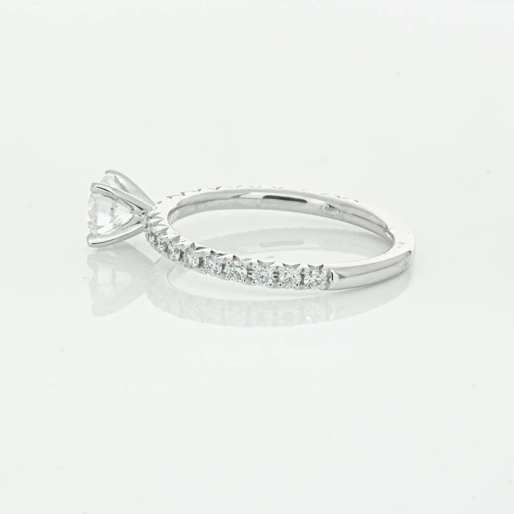 18ct White Gold .75ct Diamond Comet Ring