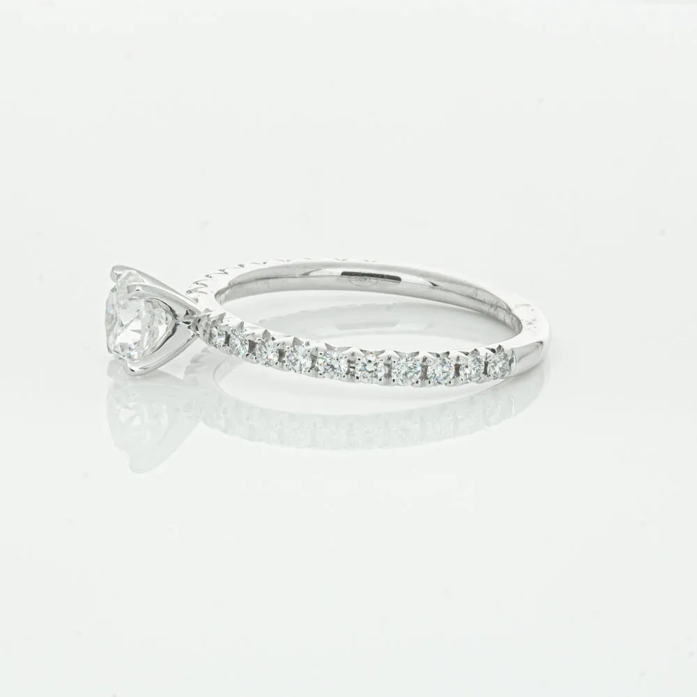 18ct White Gold .75ct Diamond Comet Ring
