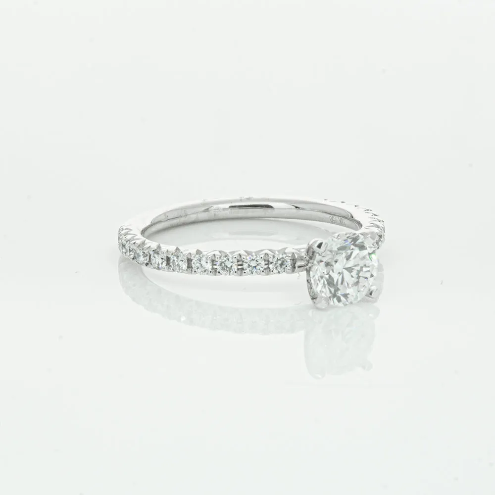 18ct White Gold .75ct Diamond Comet Ring