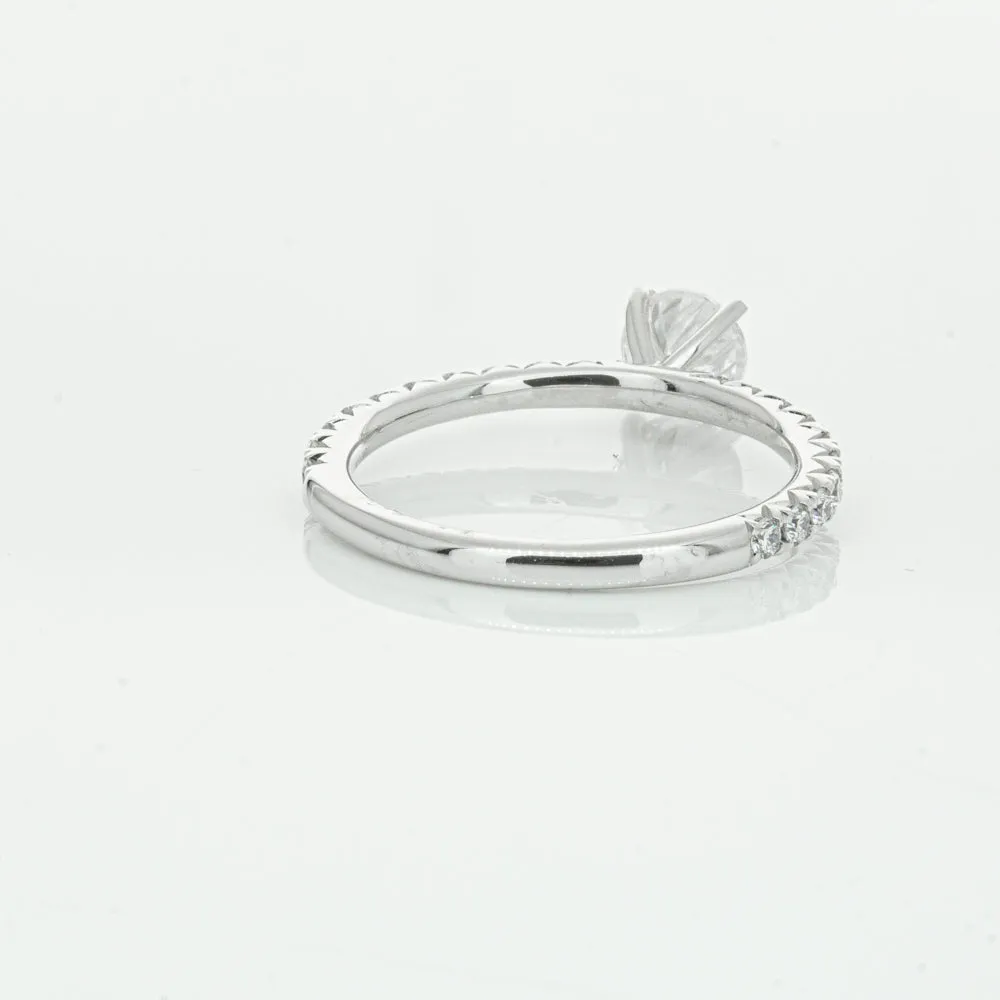 18ct White Gold .75ct Diamond Comet Ring