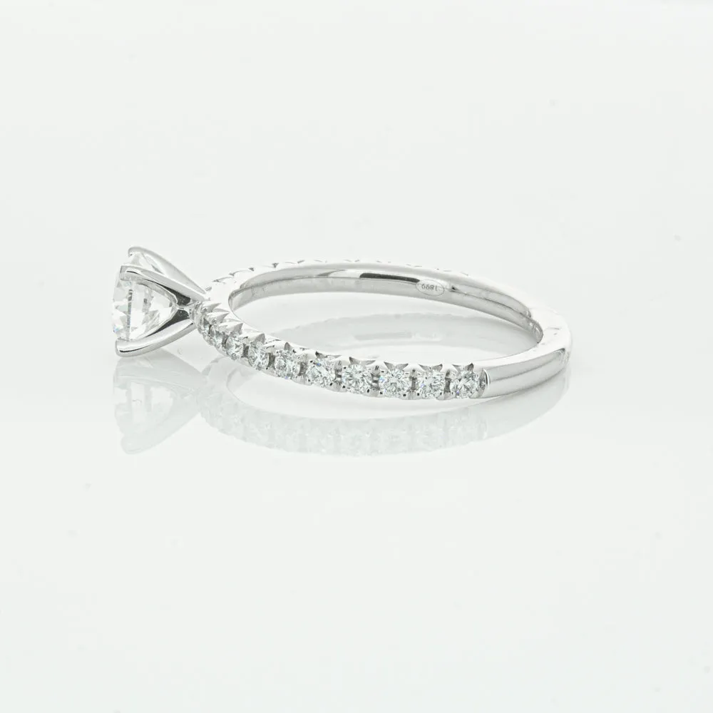 18ct White Gold .75ct Diamond Comet Ring