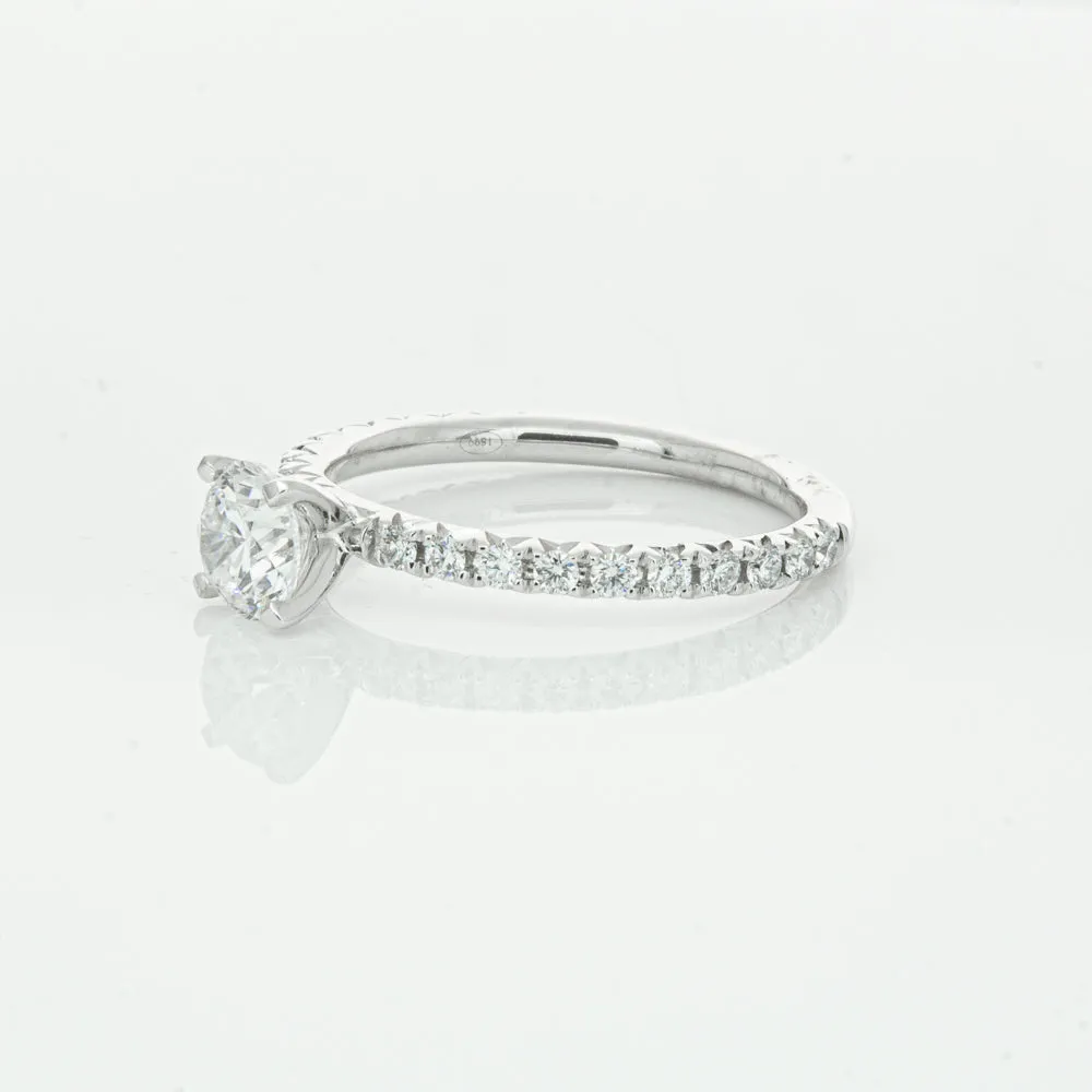 18ct White Gold .75ct Diamond Comet Ring