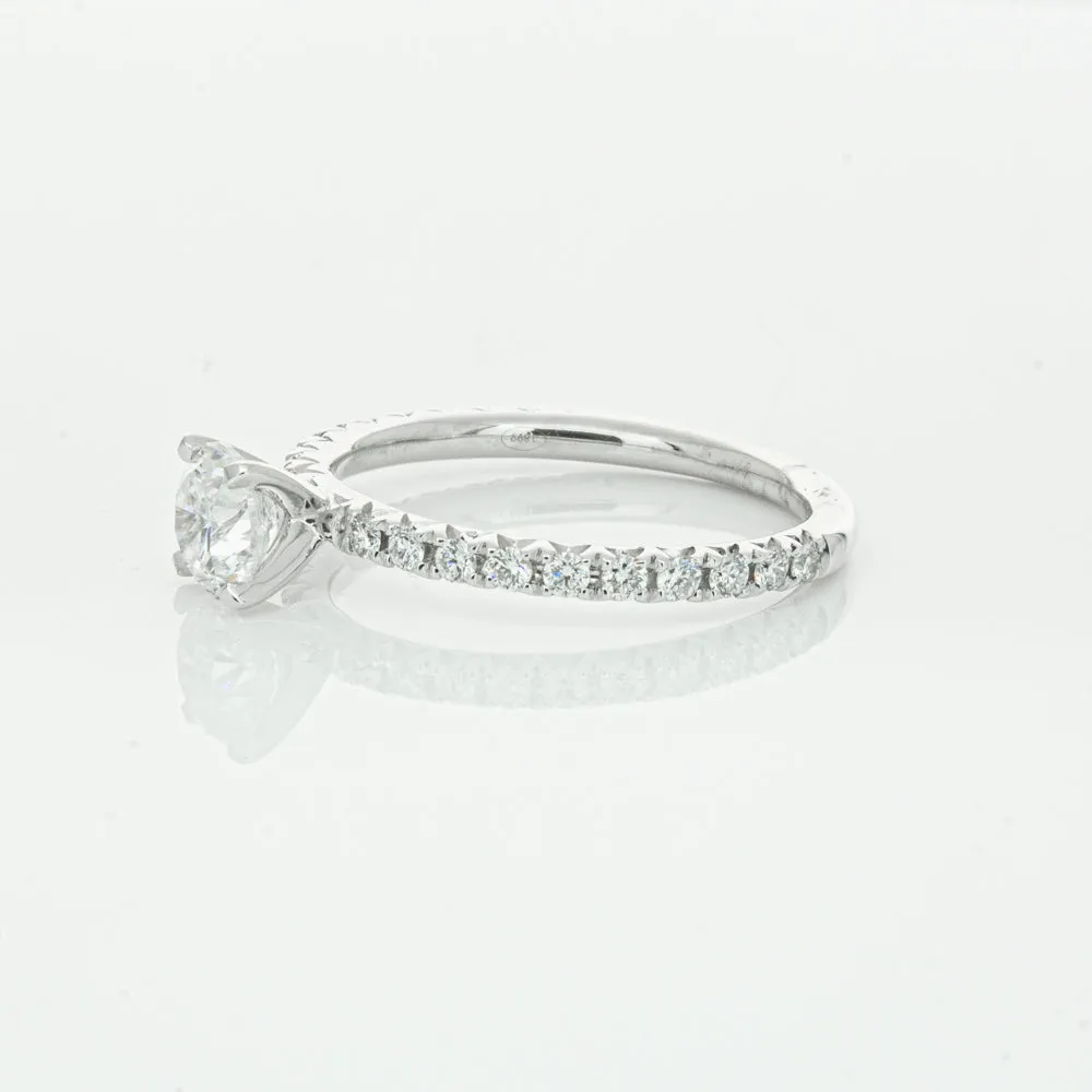 18ct White Gold .75ct Diamond Comet Ring