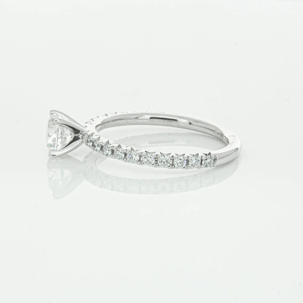18ct White Gold .75ct Diamond Comet Ring