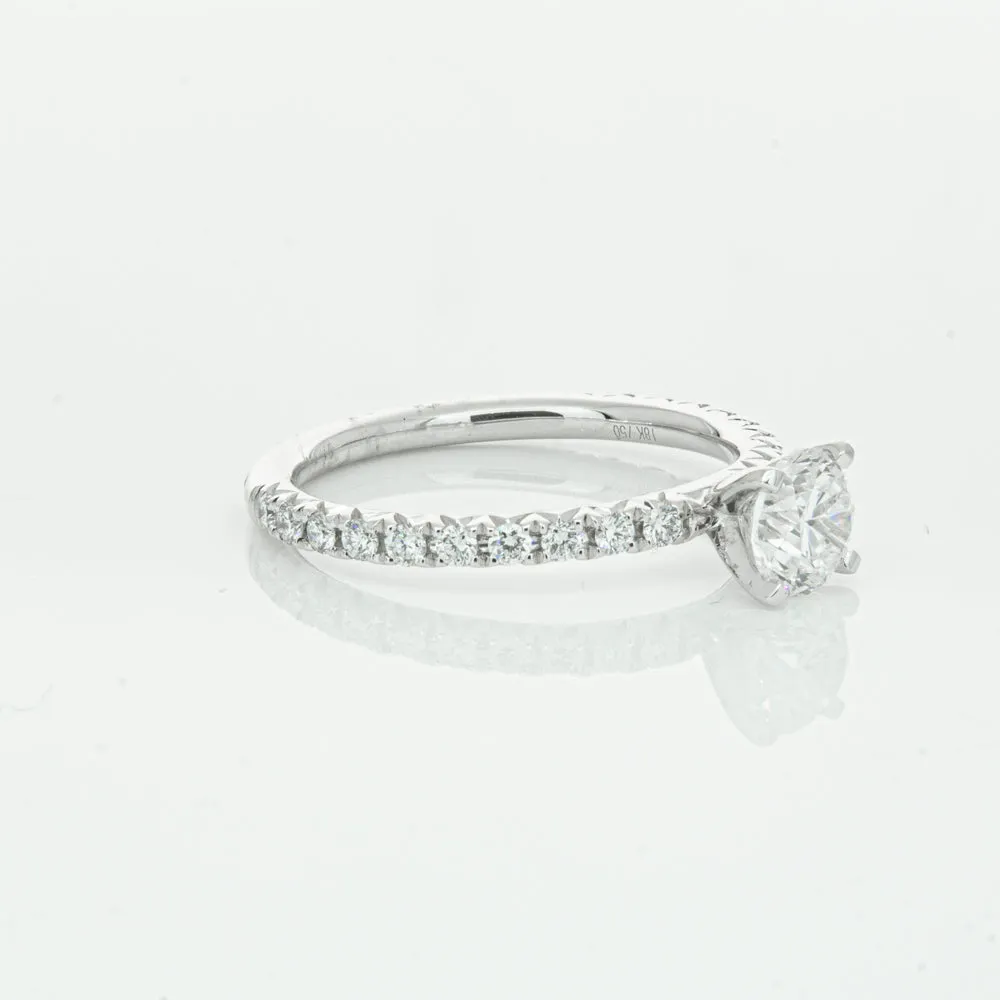 18ct White Gold .75ct Diamond Comet Ring