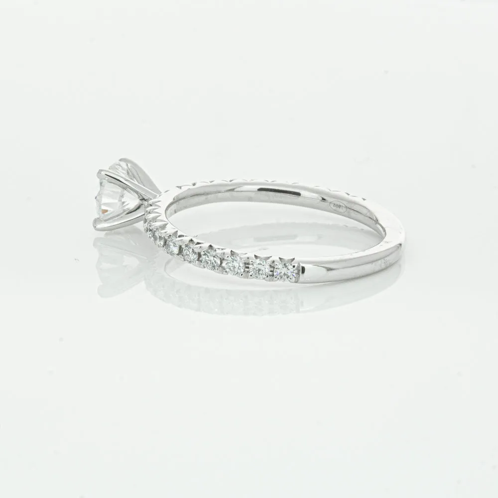 18ct White Gold .75ct Diamond Comet Ring