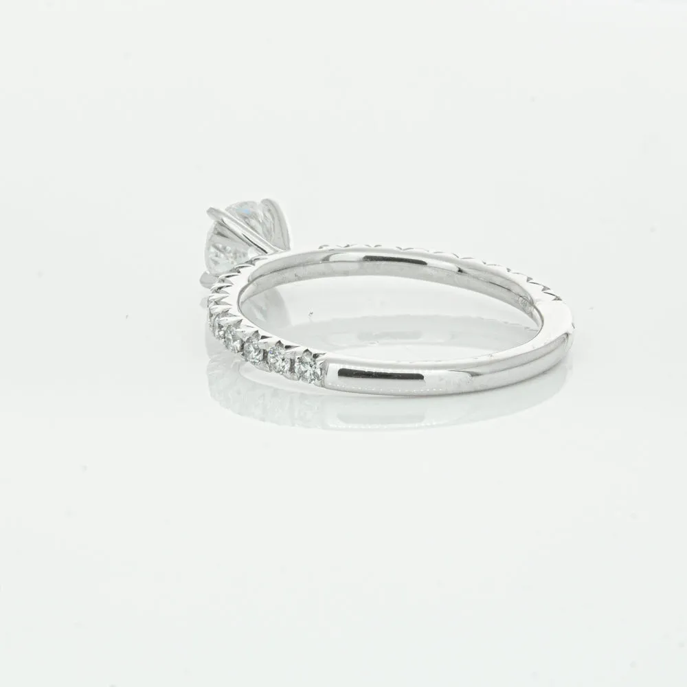 18ct White Gold .75ct Diamond Comet Ring