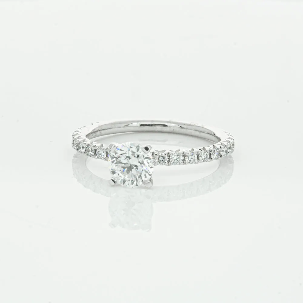 18ct White Gold .75ct Diamond Comet Ring
