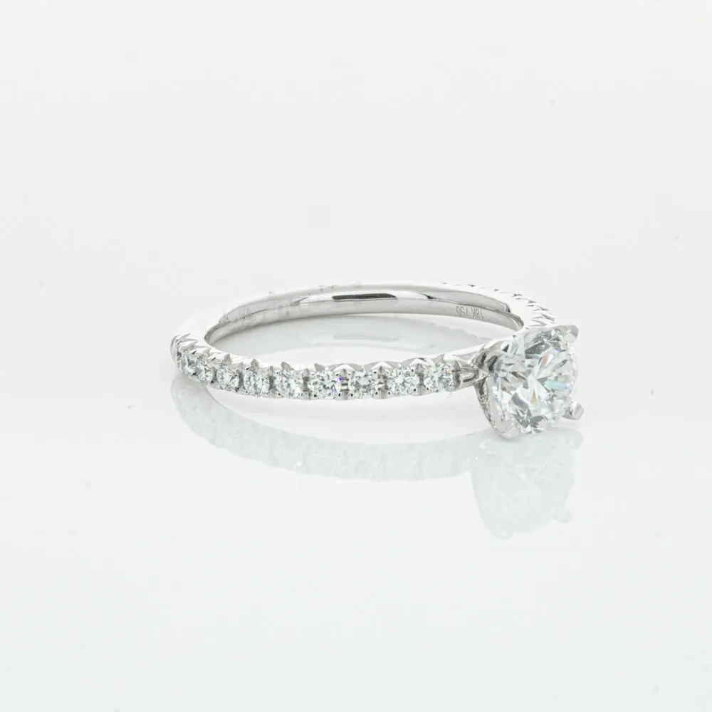 18ct White Gold .75ct Diamond Comet Ring