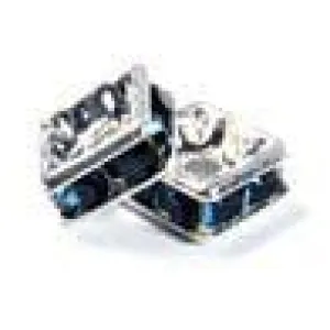 4mm Silver Plate Squaredell - Montana (Sold by the piece)