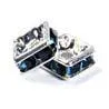 4mm Silver Plate Squaredell - Montana (Sold by the piece)