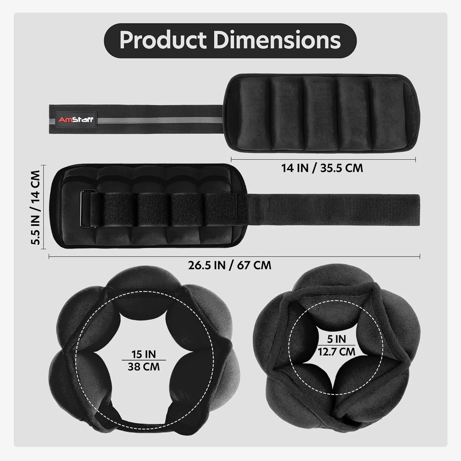 Adjustable Ankle Weights 1 Pair 2 4 6 8 10 Lbs Leg Weight Straps for Strength Training, Walking, Jogging, Running, and Fitness Workouts  1-5 lbs Each Ankle, 10 lbs Pair Set