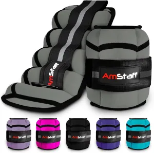 Adjustable Ankle Weights 1 Pair 2 4 6 8 10 Lbs Leg Weight Straps for Strength Training, Walking, Jogging, Running, and Fitness Workouts  1-5 lbs Each Ankle, 10 lbs Pair Set