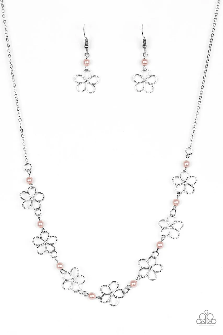 Always Abloom Pink Paparazzi Necklace