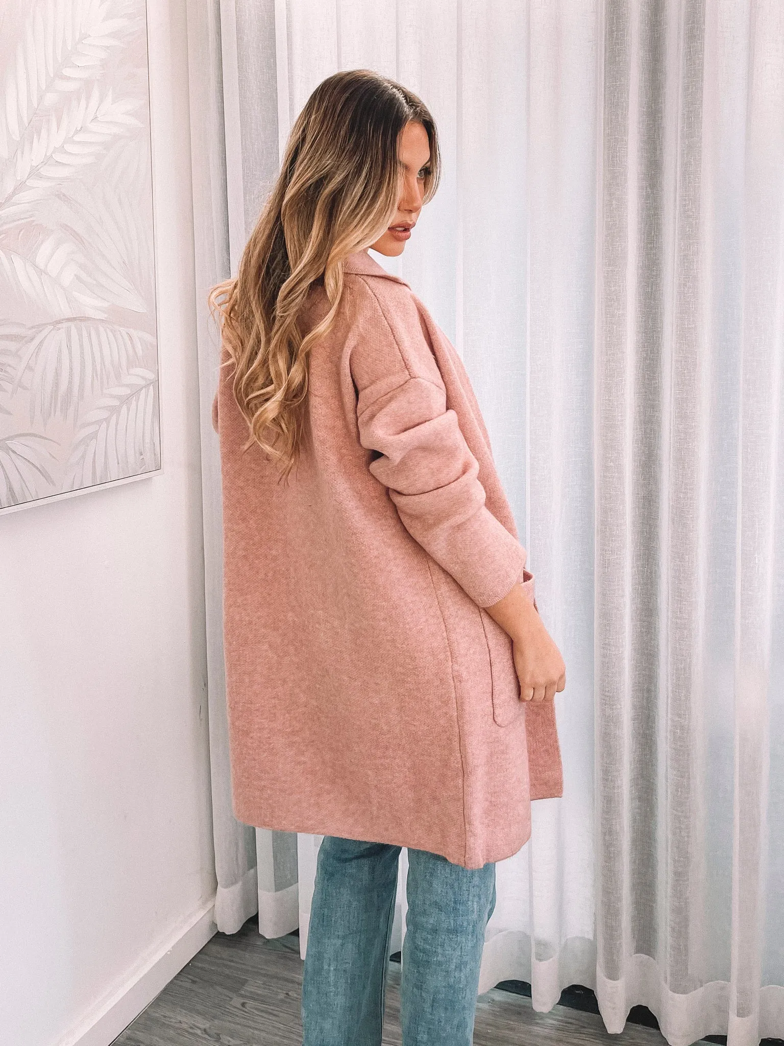 Amaris Coatigan - Pink