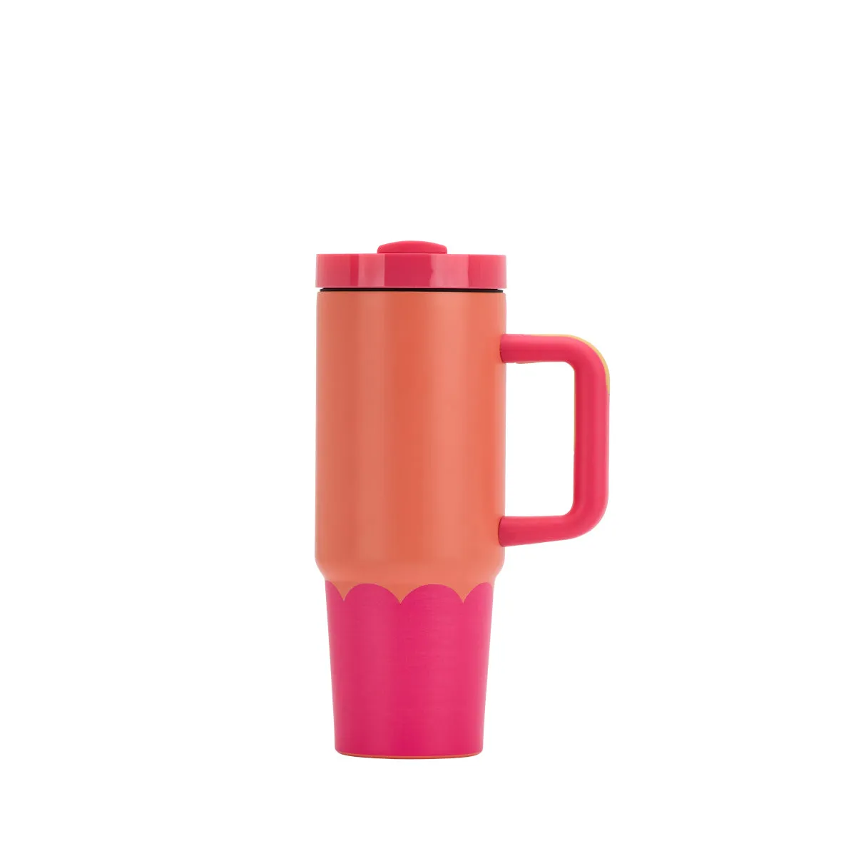 Annabel Trends Super Sip Wave Stainless Steel Orange/Pink 850ml