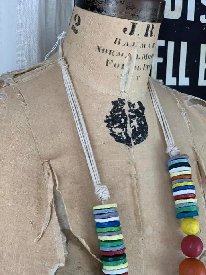 ATOS Asst. Paper Mache Necklace-6