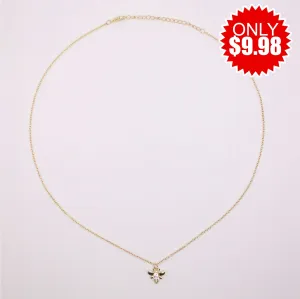 Bee Kind Necklace - One Size Necklace - Gold - 9.98