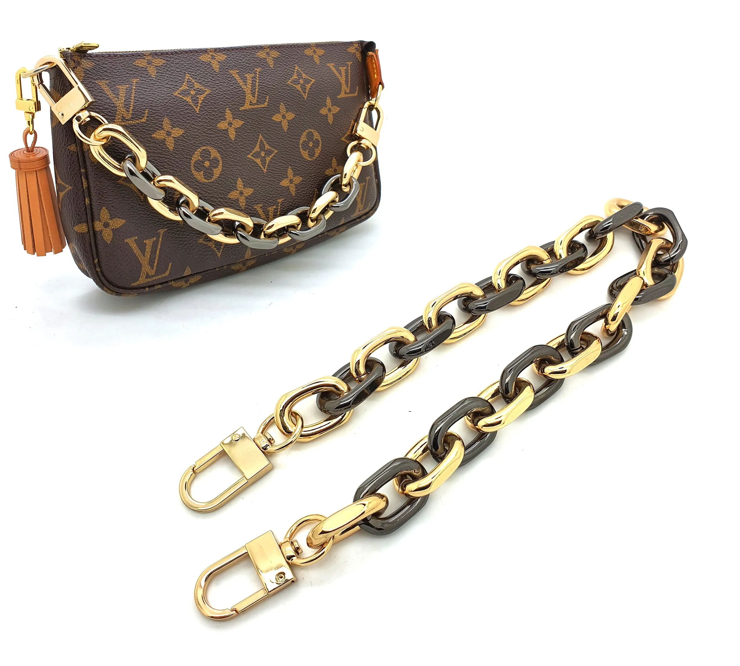 Bicolore Chunky Large Decorative Chain (2 Lengths)