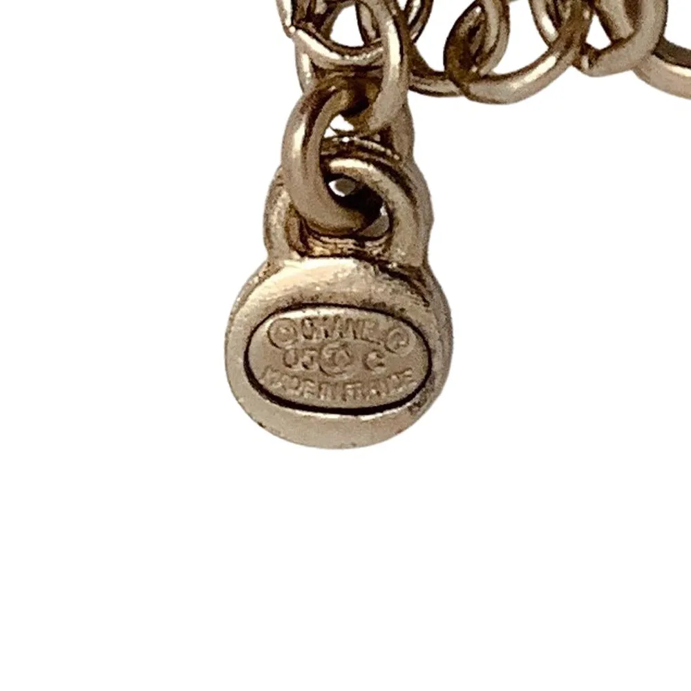 Chanel Gold / Red / Pearl 2005C Shell Charm Necklace