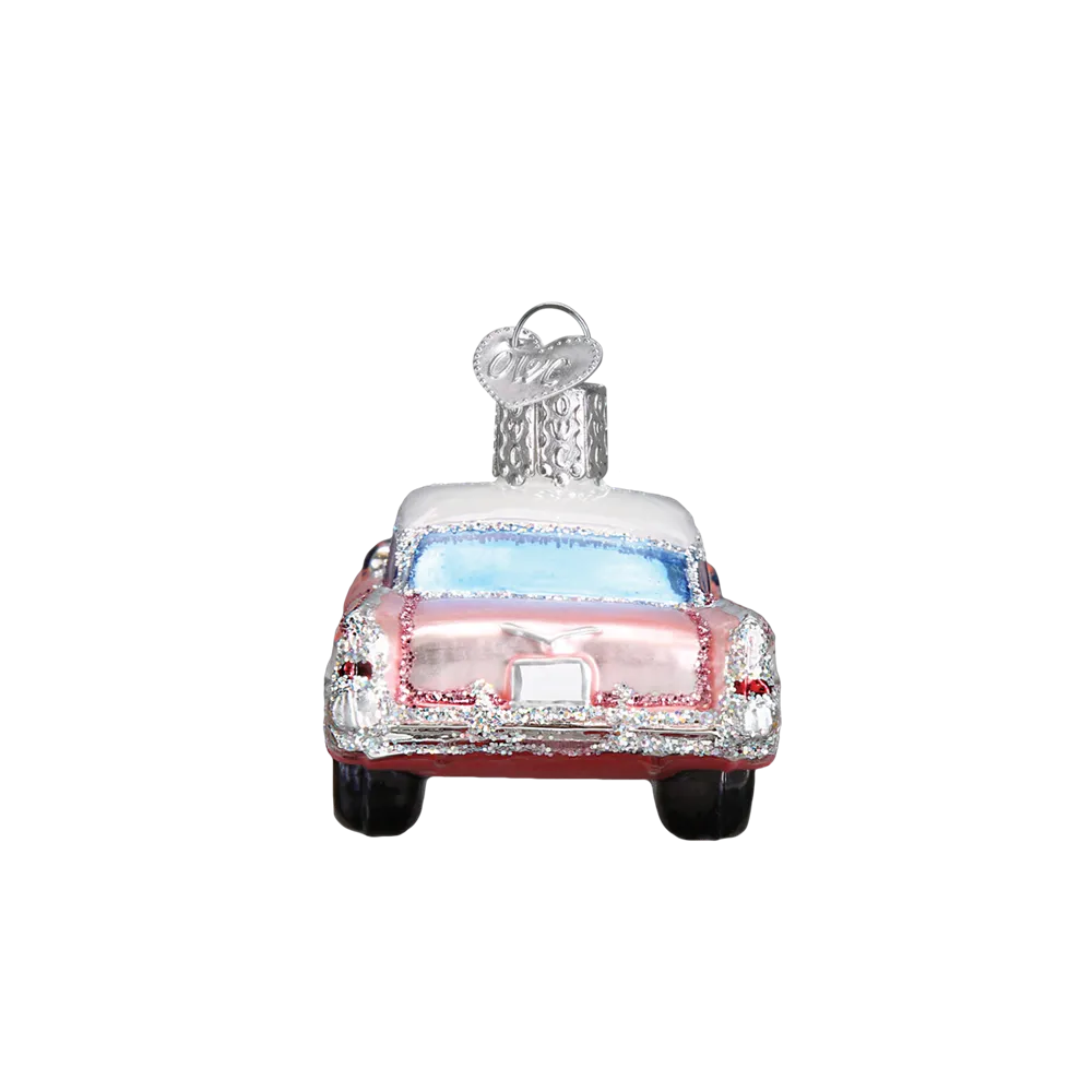 Classic Pink Car Ornament - 1950's
