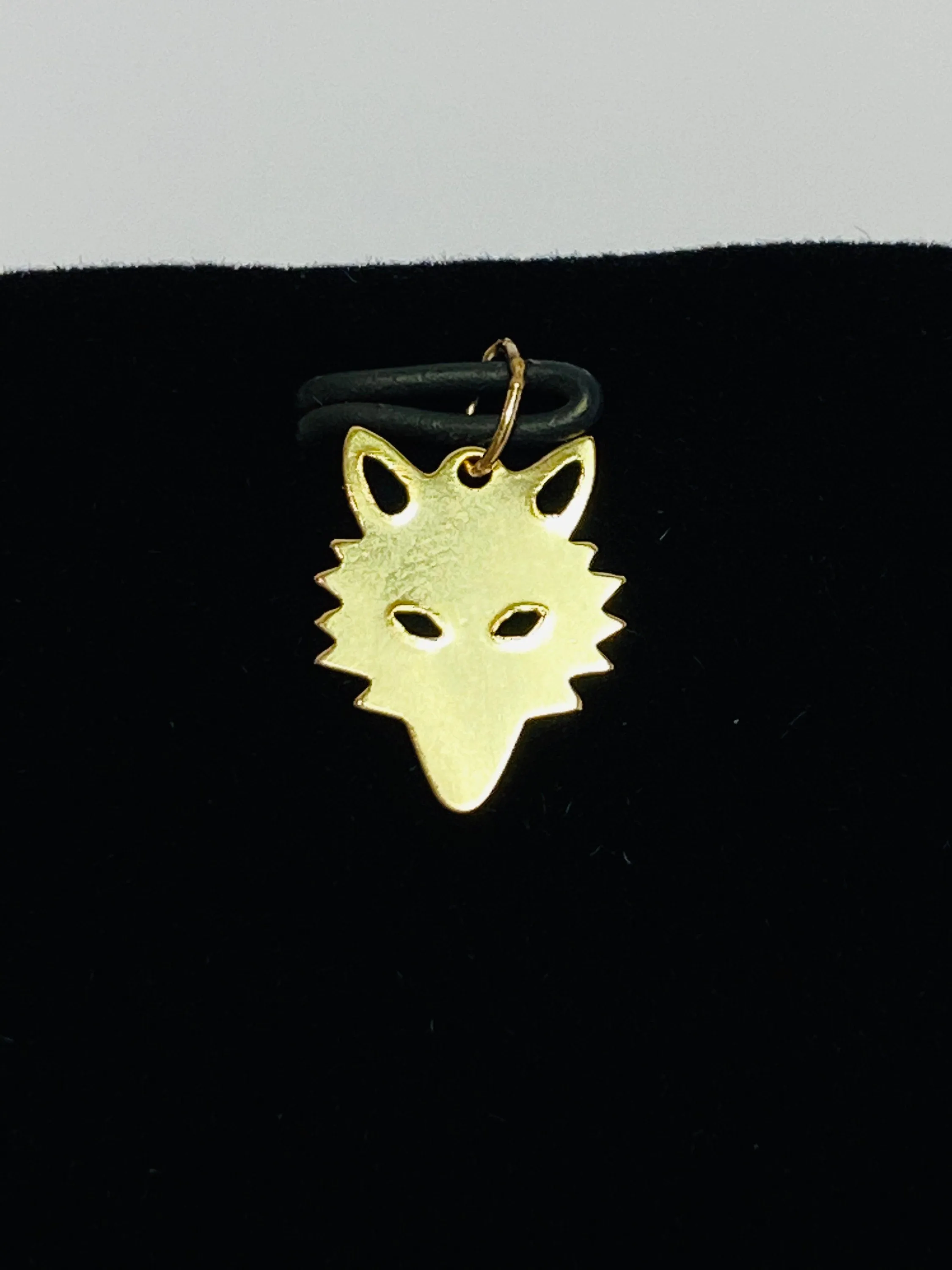 Cool & Exotic 0.5mm X 13mm 14k Gold Filled Fox Shaped Findings/Charms. Sku #523-C