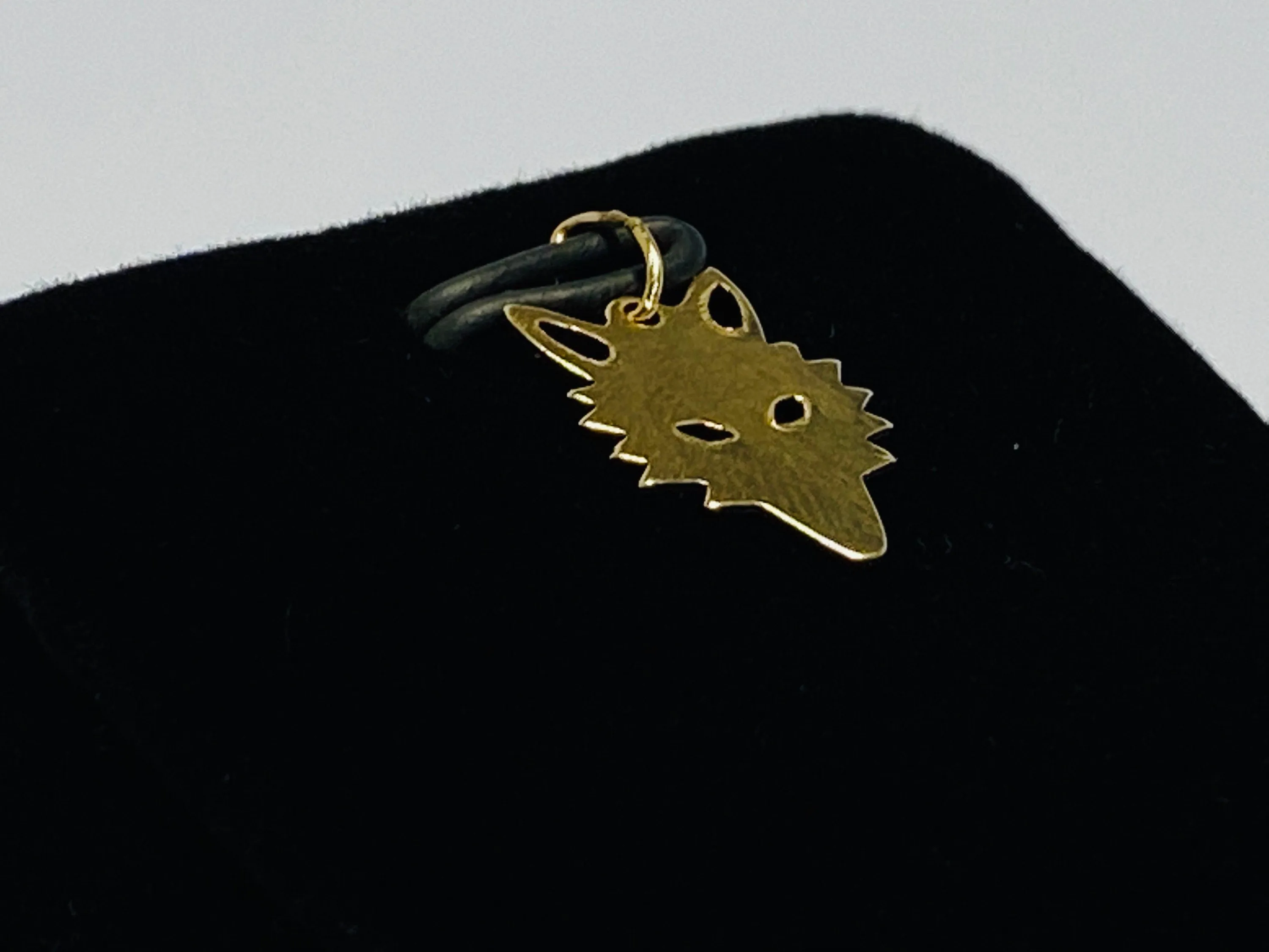 Cool & Exotic 0.5mm X 13mm 14k Gold Filled Fox Shaped Findings/Charms. Sku #523-C