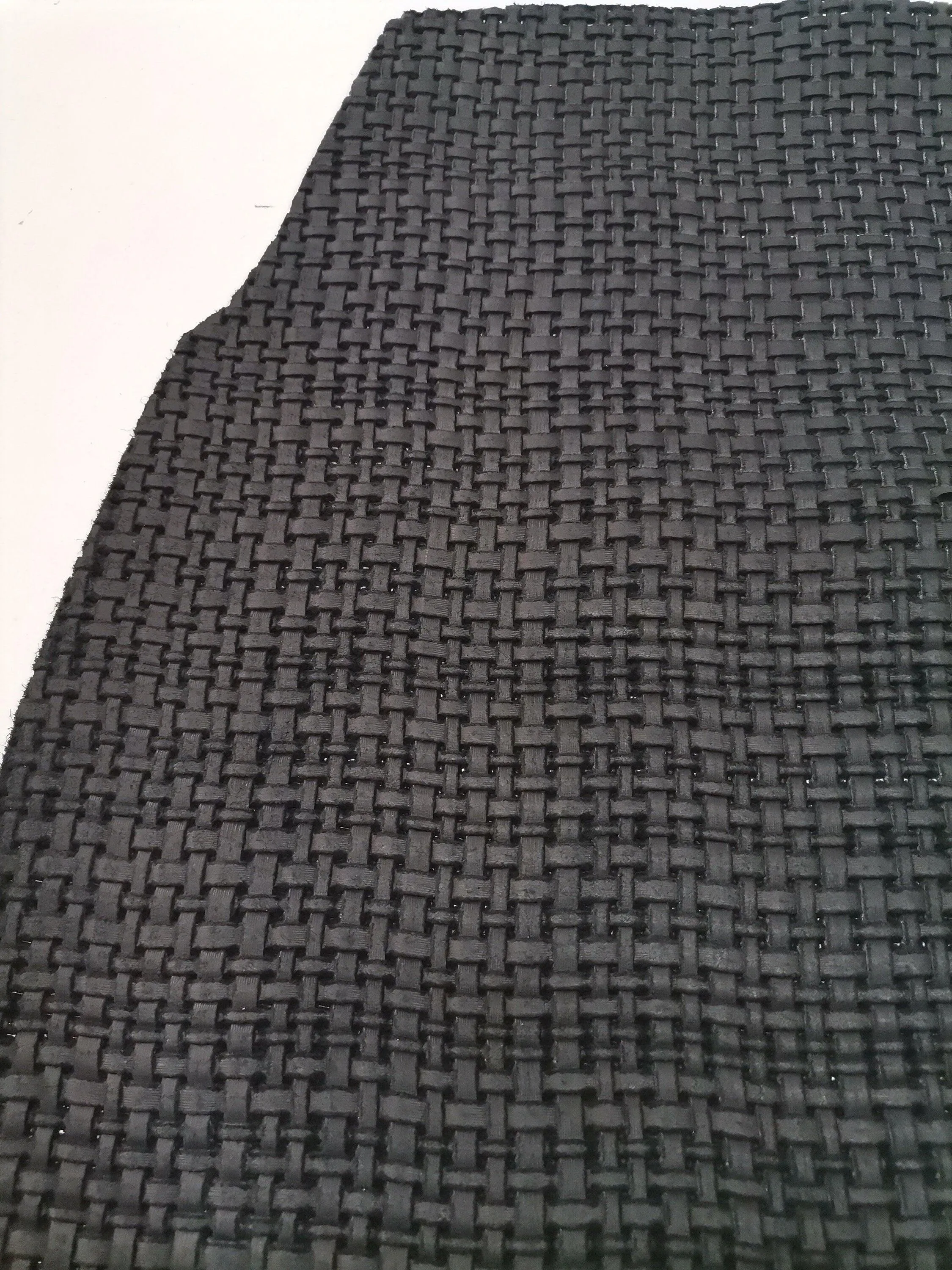 Cow split leather knitted embossed, Genuine cow leather sheets printed knitted effect thickness 1,0-1.1mm (3 oz)