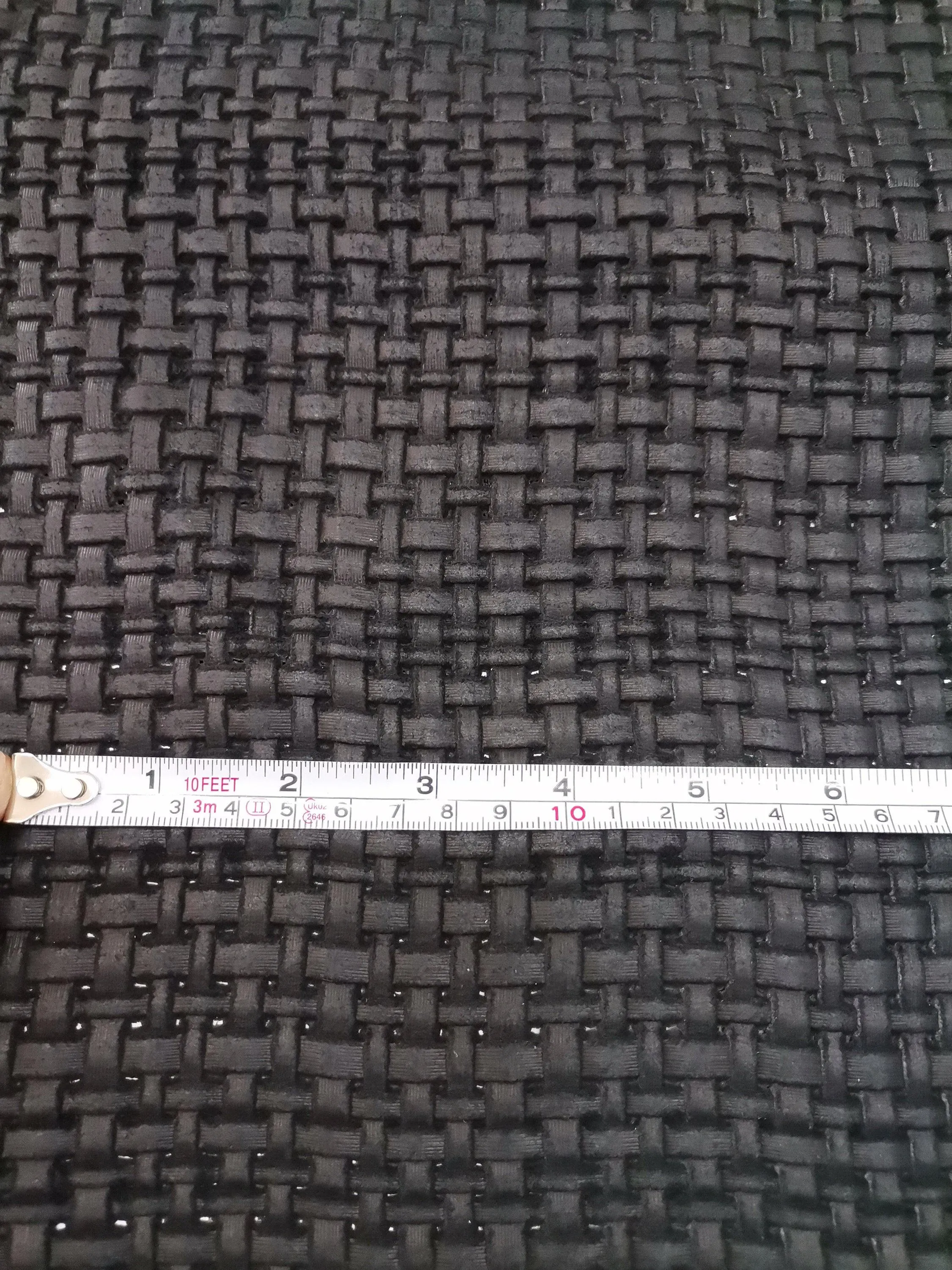Cow split leather knitted embossed, Genuine cow leather sheets printed knitted effect thickness 1,0-1.1mm (3 oz)