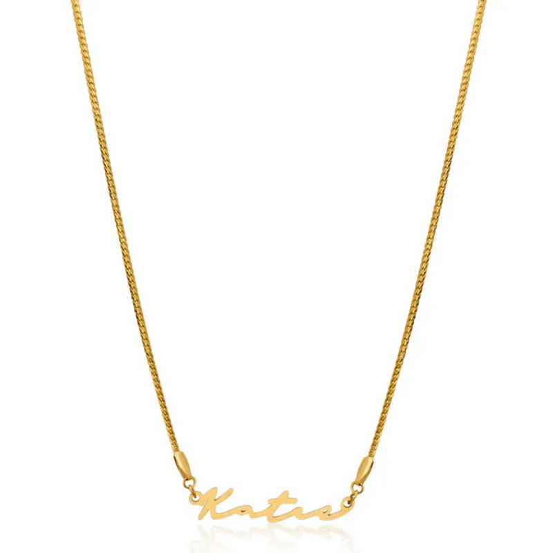 Custom Elegant Signature Name Necklace