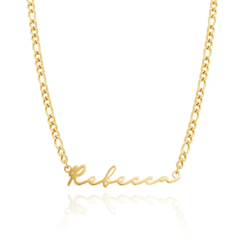 Custom Elegant Signature Name Necklace
