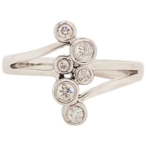 Diamond Bezel Bubble Ring