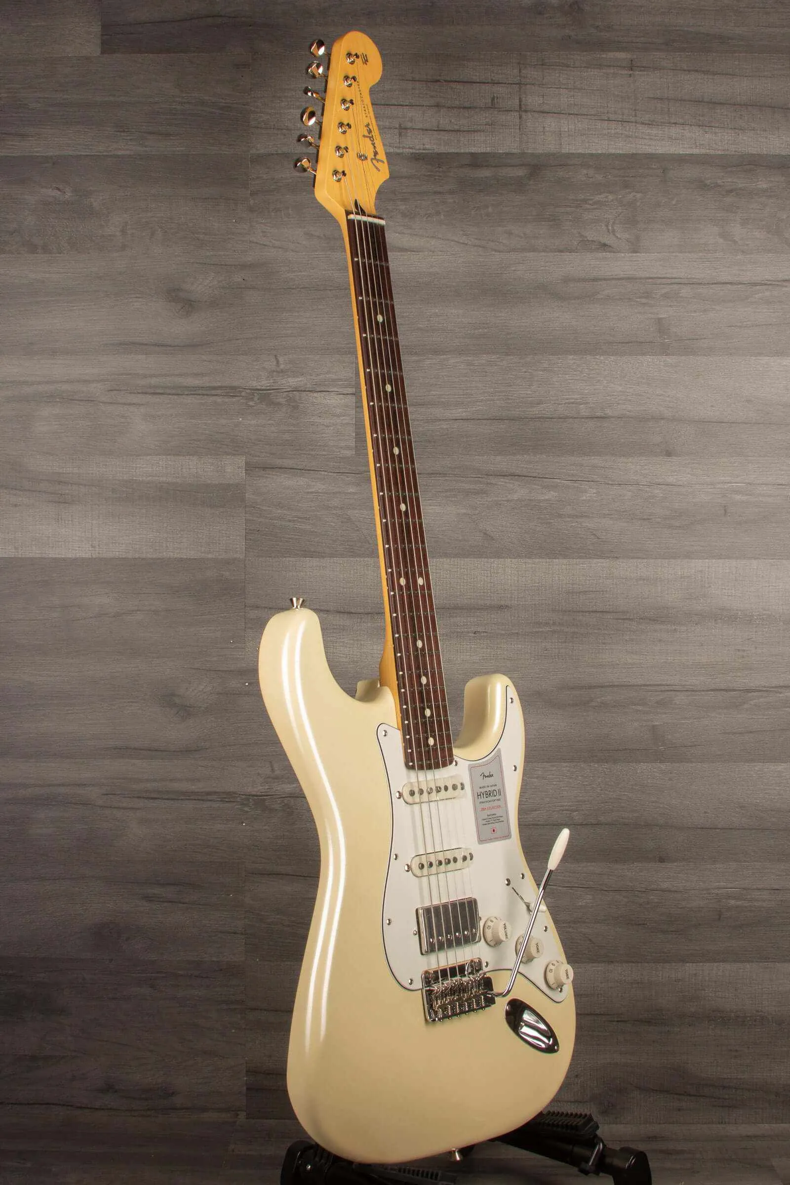 Fender Japanese Ltd 2024 HYBRID II STRAT HSS Electric Guitar RW - Olympic Pearl