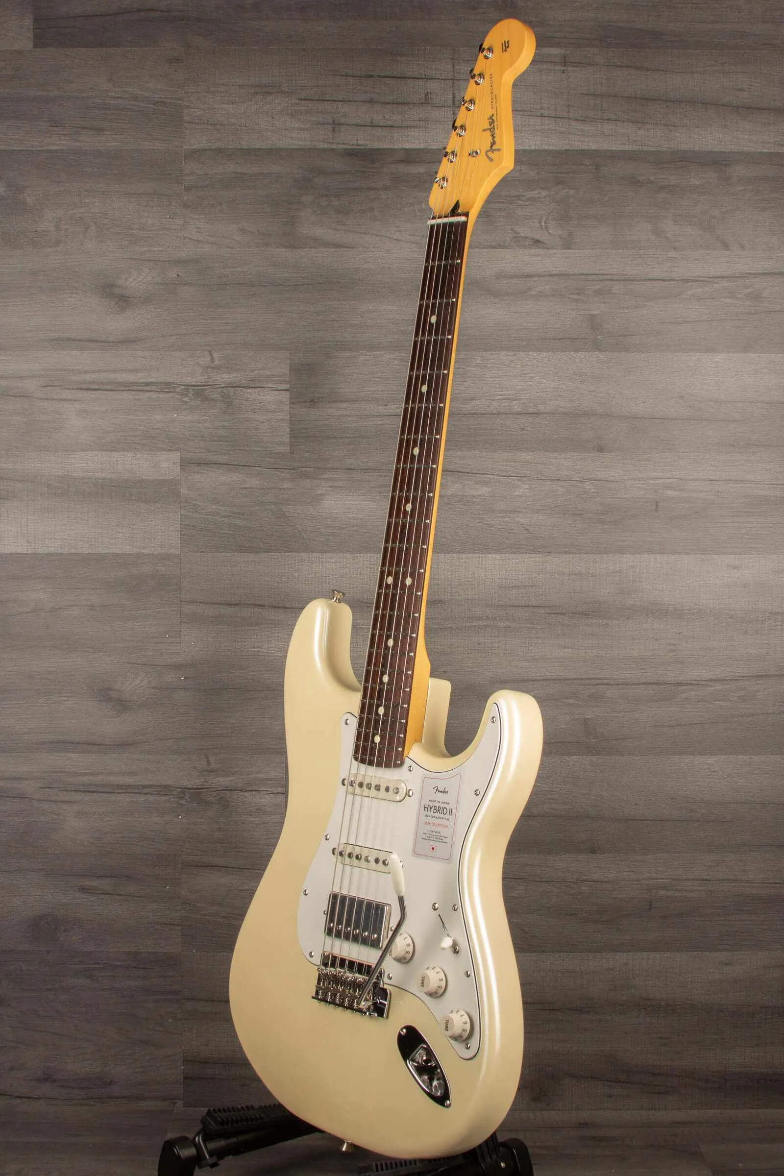 Fender Japanese Ltd 2024 HYBRID II STRAT HSS Electric Guitar RW - Olympic Pearl