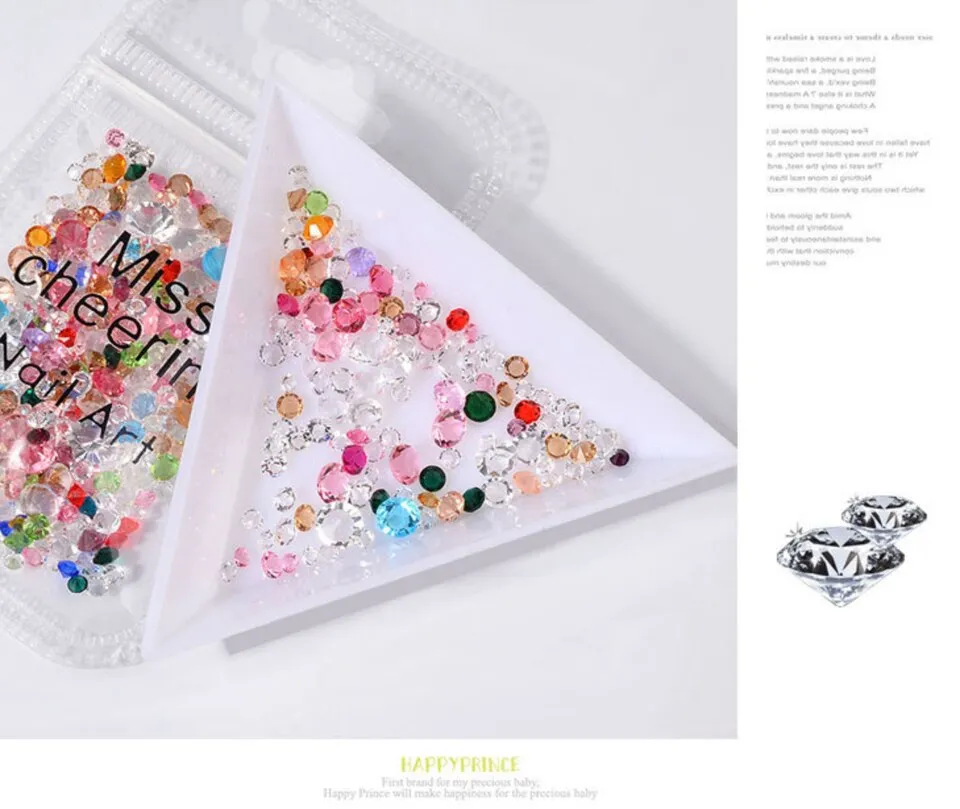 Glass Diamond Gemstones Mix (10g)
