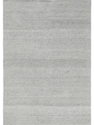 Halo Grey Multi Pattern Wool Blend Rug