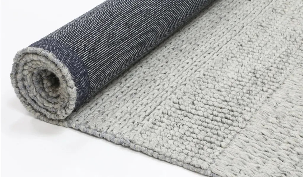 Halo Grey Multi Pattern Wool Blend Rug
