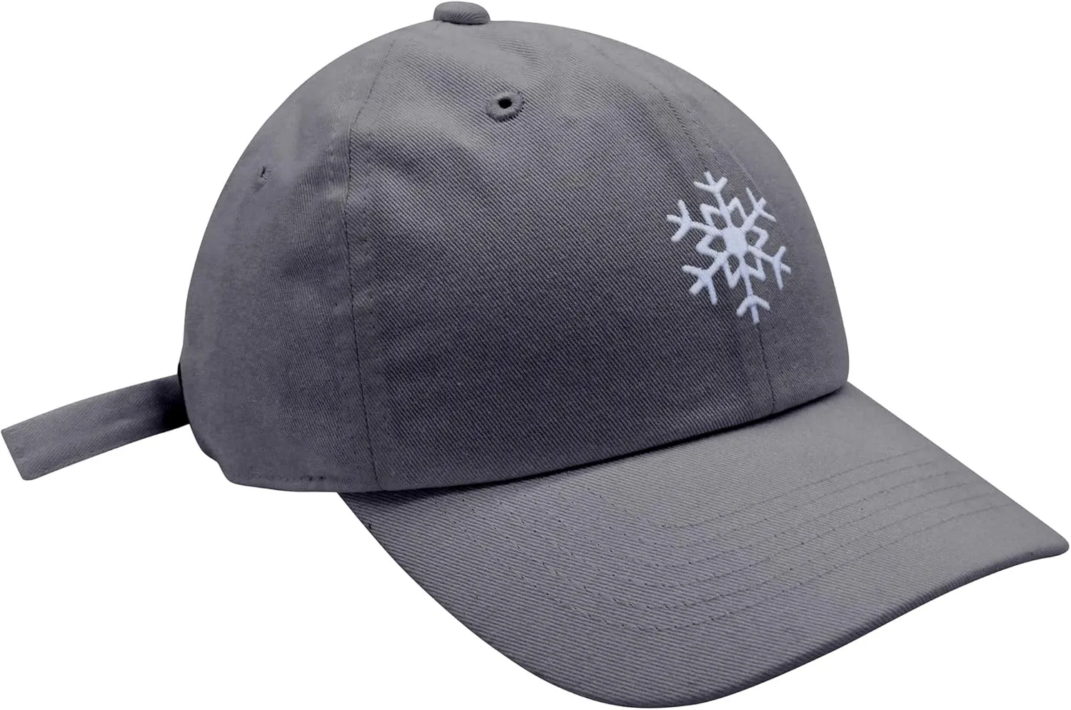 JPAK Snowflake Baseball Cap Embroidered Cotton Dad Hat -