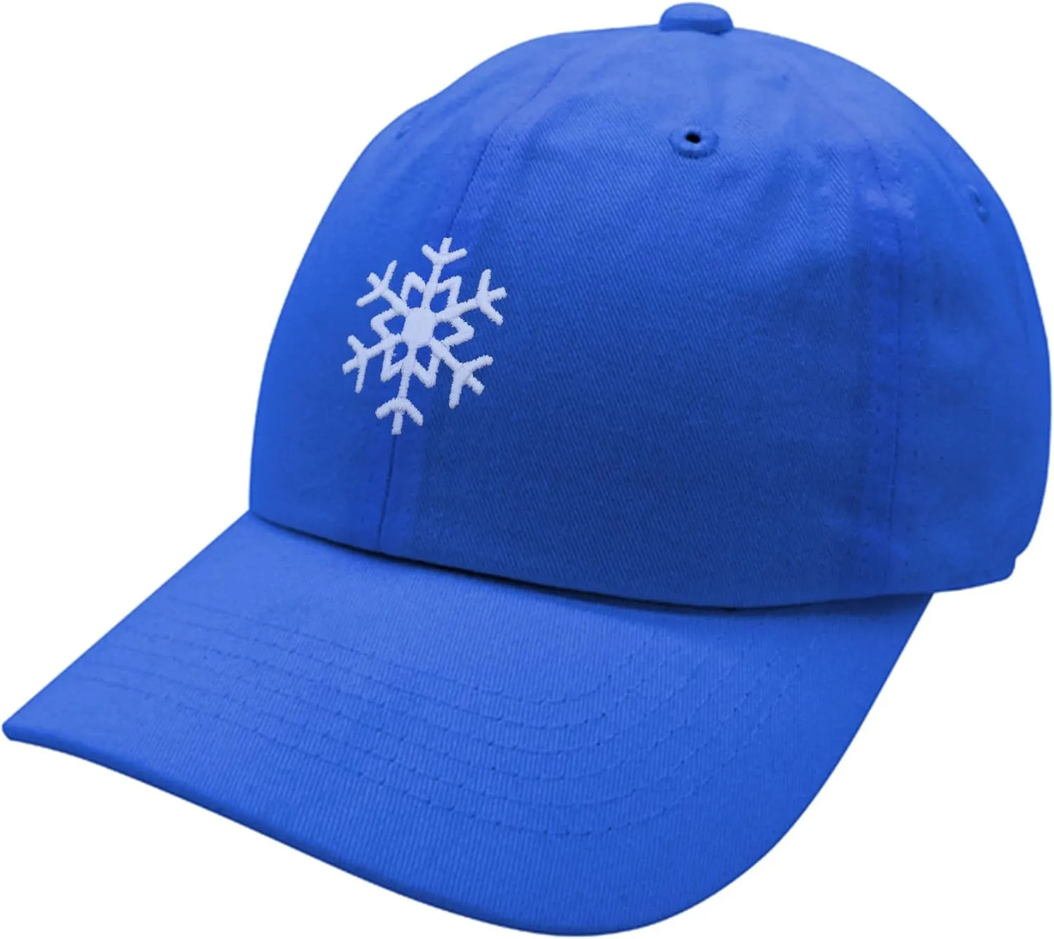 JPAK Snowflake Baseball Cap Embroidered Cotton Dad Hat -