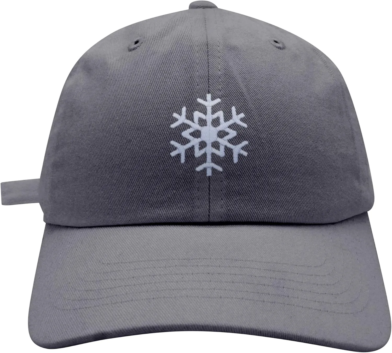 JPAK Snowflake Baseball Cap Embroidered Cotton Dad Hat -