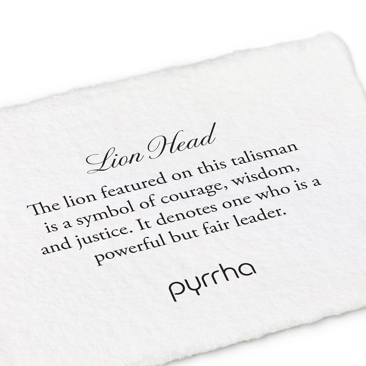 Lion Head Talisman Necklace