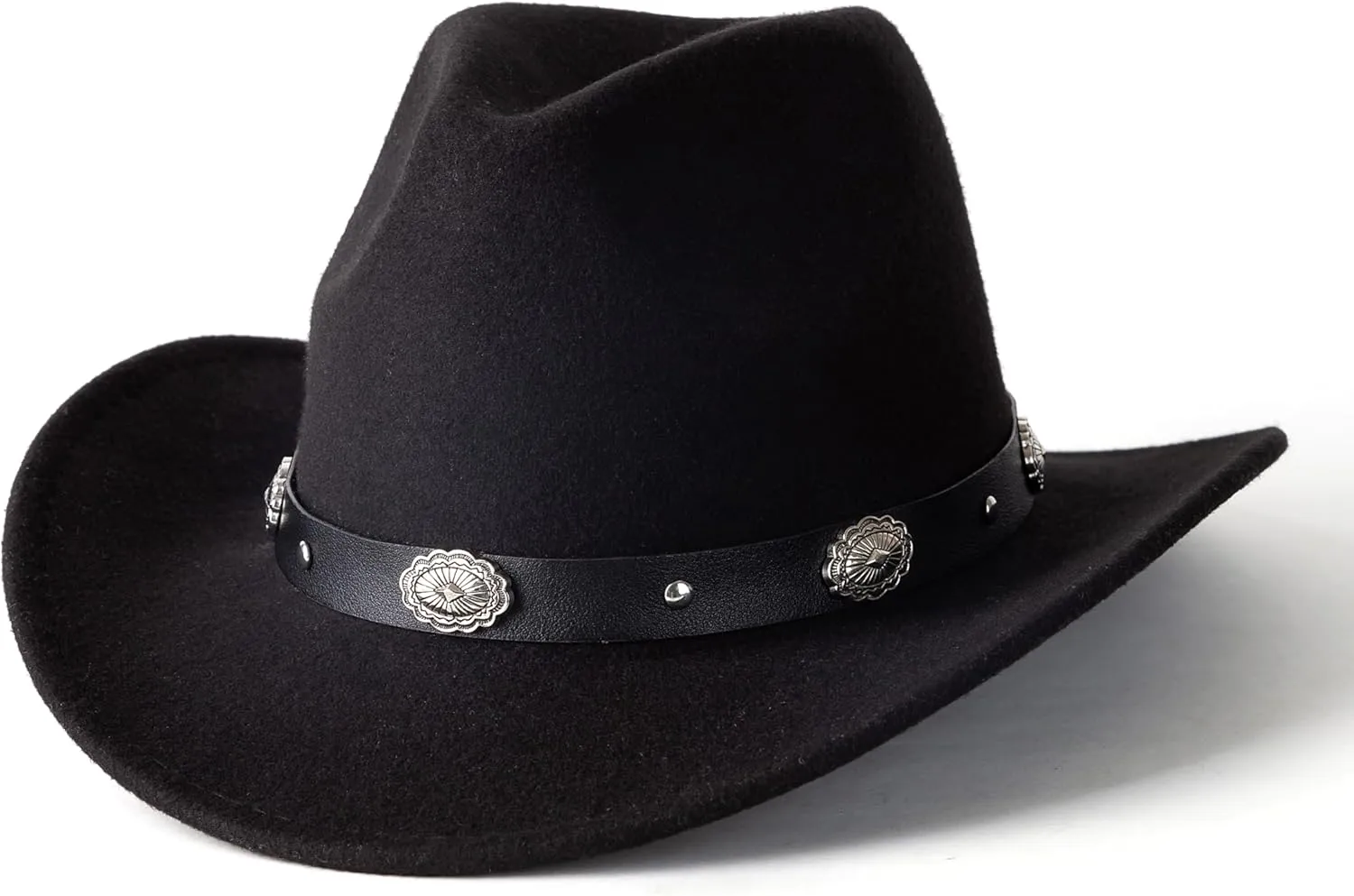 Lisianthus Cowboy Cowgirl Hats for Women & Men Felt Western Outdoor Hat Wide Brim