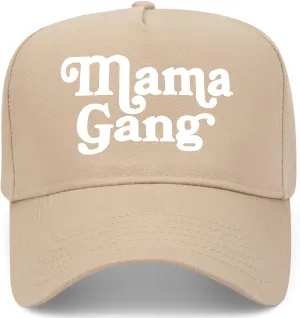 Mama Gang Vintage Trucker Hat | for Moms & Mothers Day | Premium Snapback Baseball Hat for Men & Women
